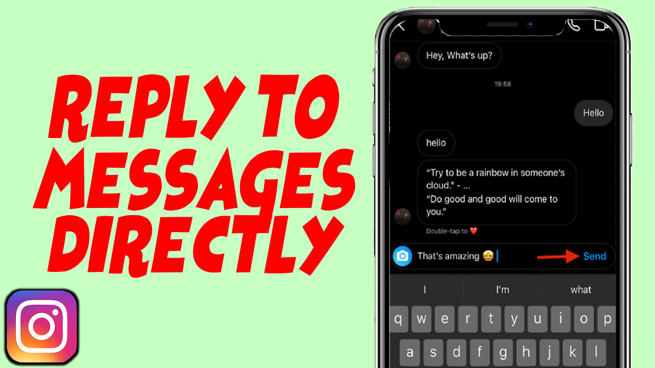How to Reply on Instagram Message