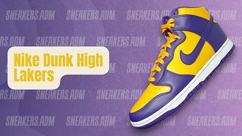 Nike Dunk High Lakers - DD1399-500 - @SneakersADM