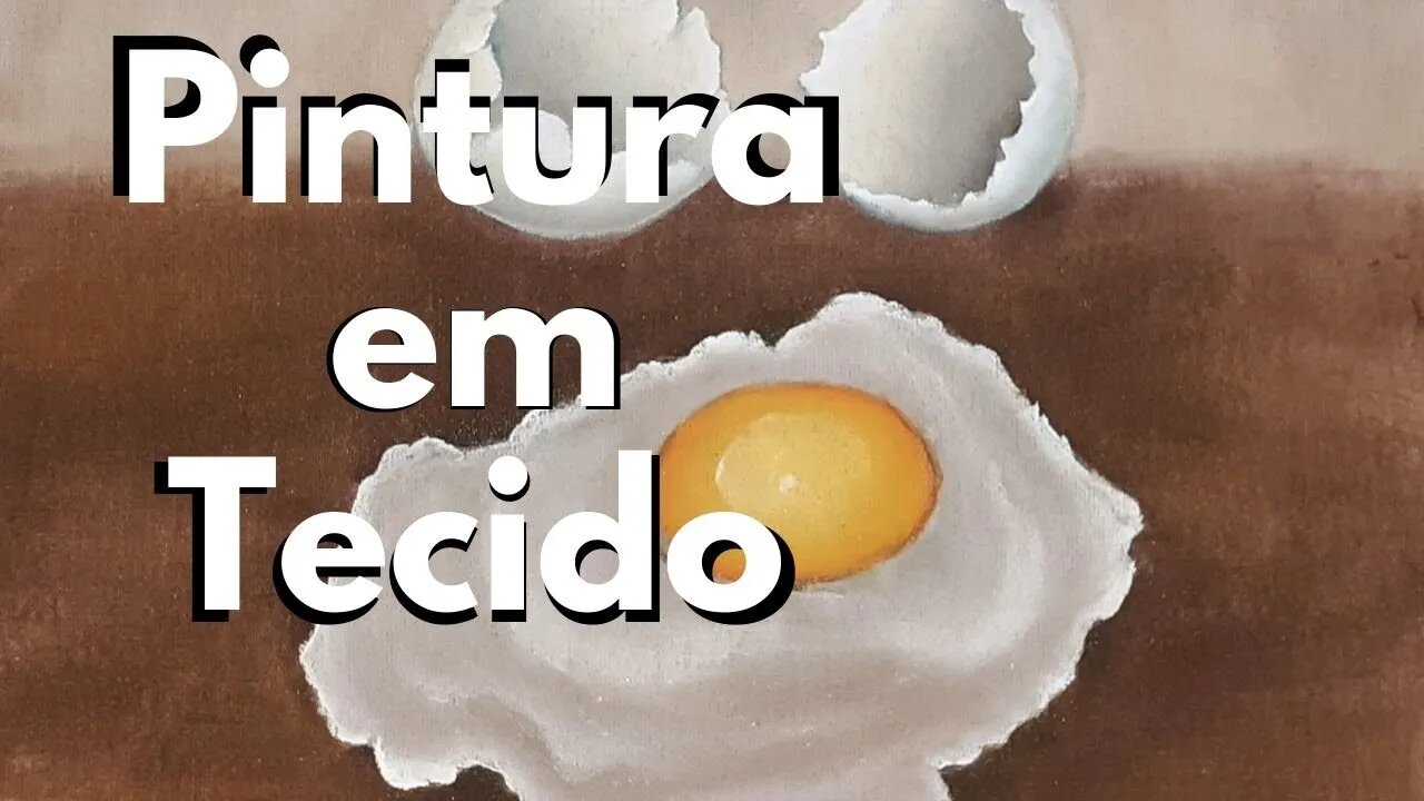 Como pintar ovo quebrado Pintura em Tecido