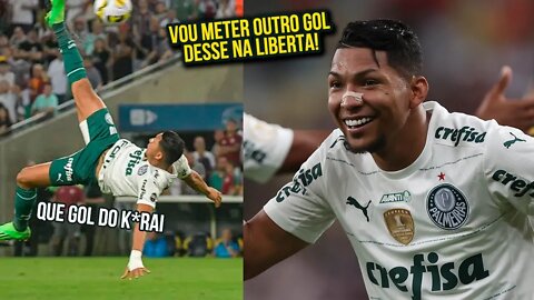 OLHA O QUE RONY FALOU DEPOIS DO GOLAÇÕ DE BICICLETA CONTRA O FLUMINENSE | DE GOLEADA