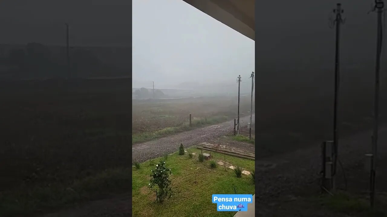 Caraca olha essa chuva