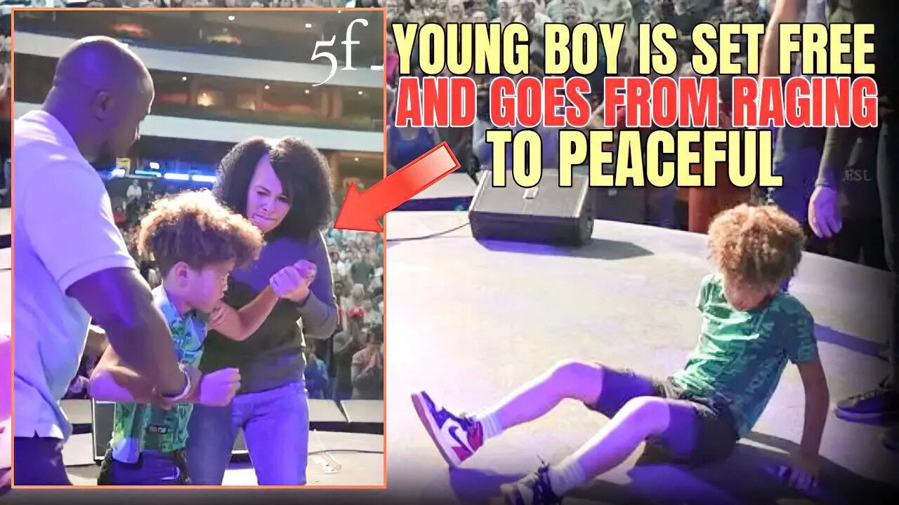 Young Boy is Set Free and Goes from Raging to Peaceful