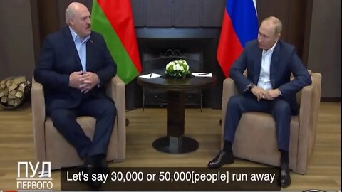 Lukashenko advises Putin to let russians that want to flee Russia go