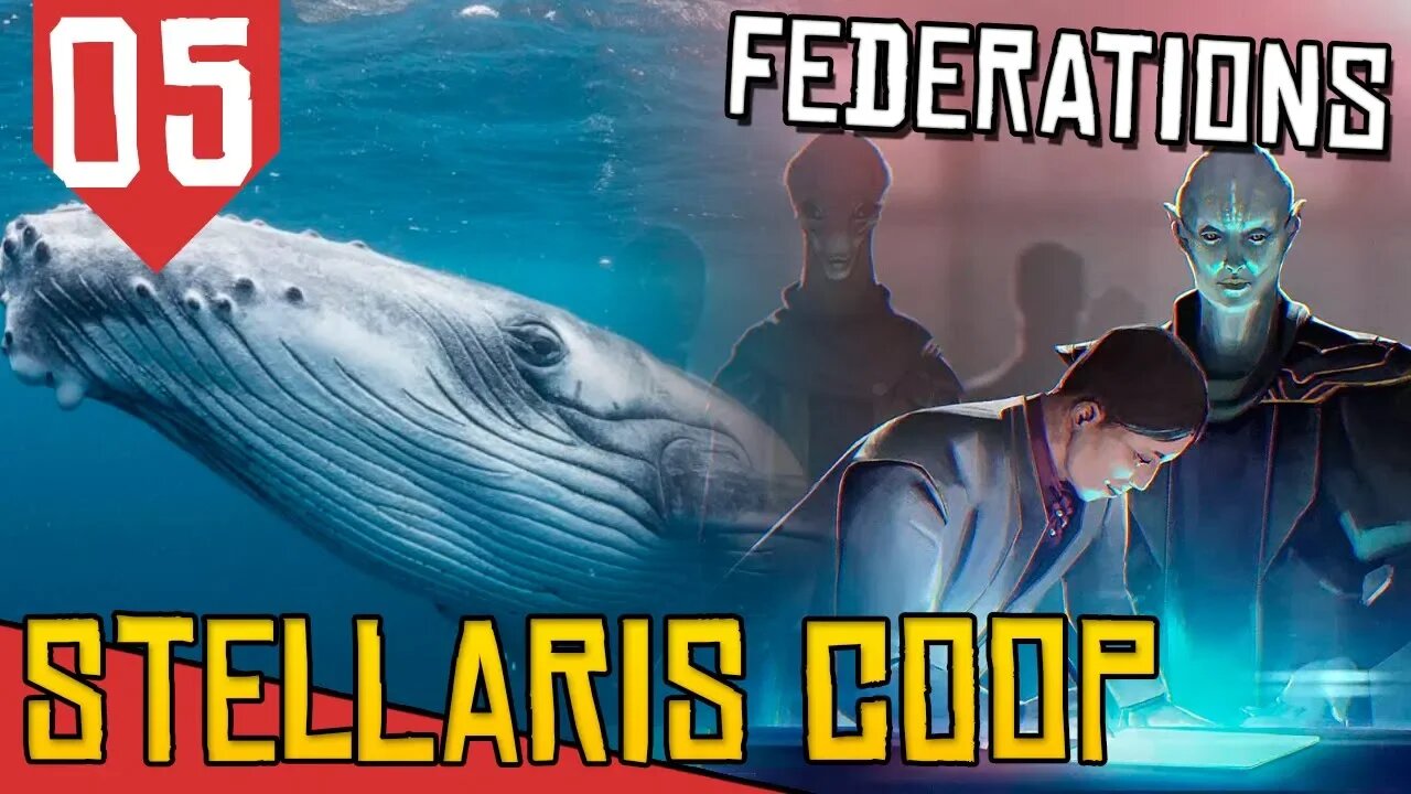 Guerra que NUNCA deveria ter Acontecido - Stellaris Federations #05 [COOP Gameplay Português PT-BR]