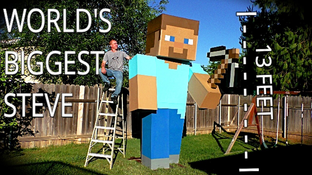 World's biggest Steve from mincraft