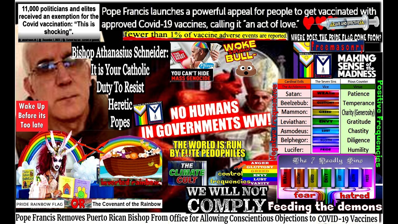 It’s now Open Civil War in the Catholic Church (related info and links in description)