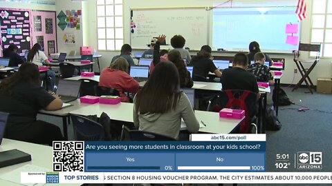 Some teachers face packed classrooms of more than 40 students in the Buckeye Union High School District