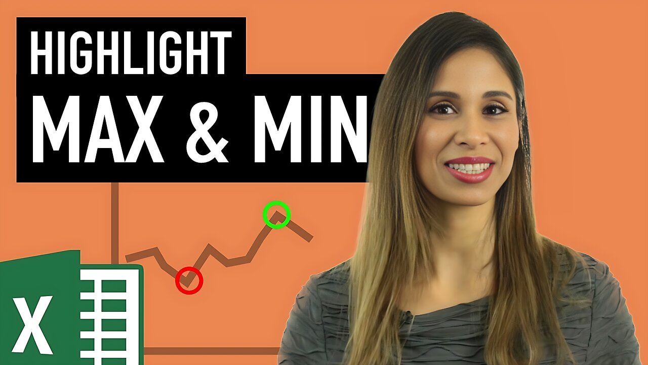 Highlight Max & Min Values in an Excel Line Chart (Conditional Formatting in Charts)