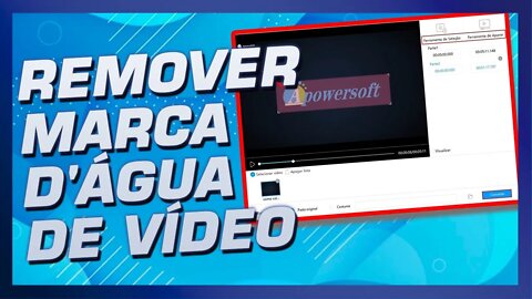Como remover uma marca d'água de um vídeo.Tutorial Apowersoft Watermark Remover