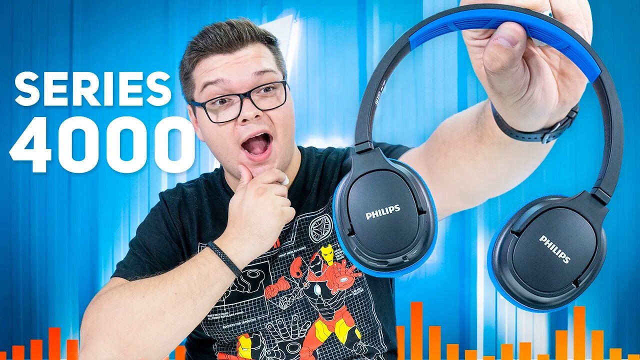 Headphone Philips Series 4000 | FEITO PARA ESPORTES!