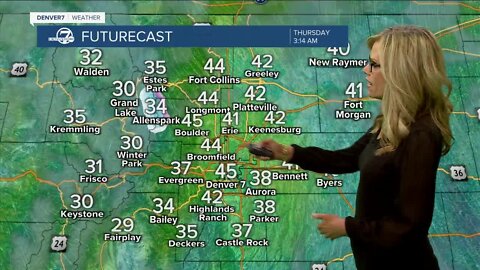 Partly cloudy and cool for Denver tonight