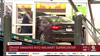 Driver rams vehicle into front doors of Westwood Walmart