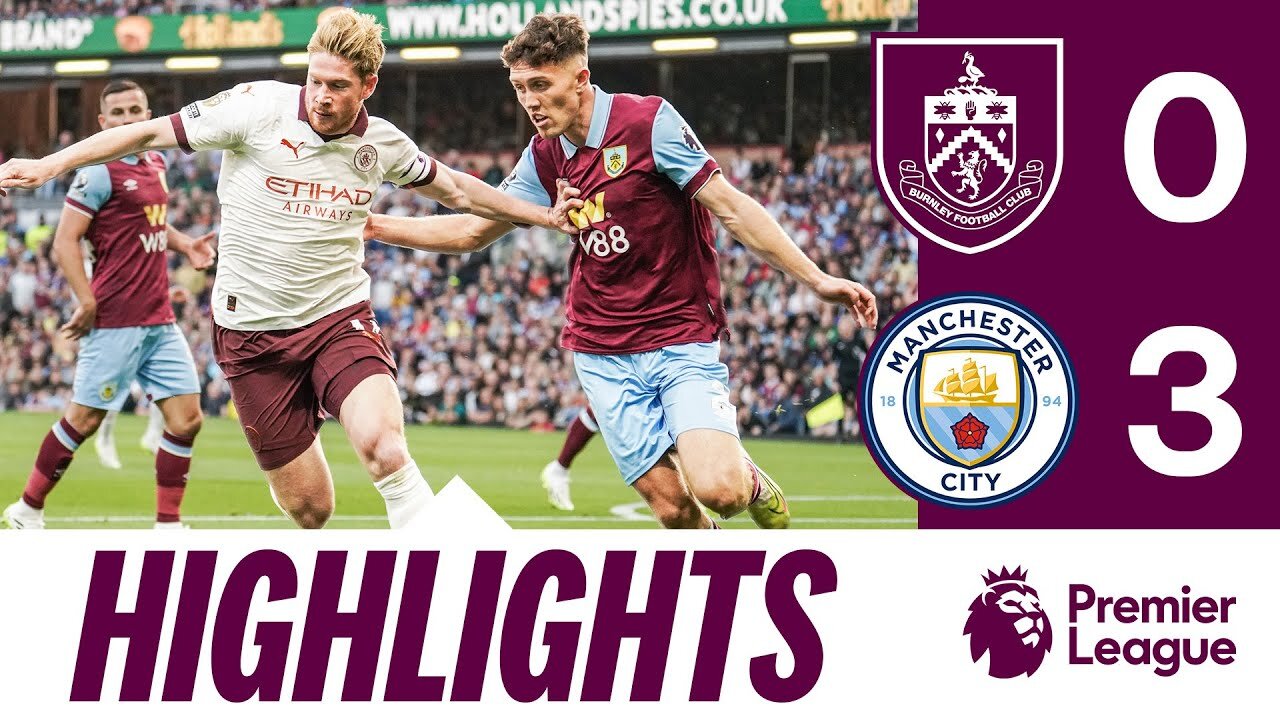 Haaland & Rodri Put First Points On Premier League Board | HIGHLIGHTS | Burnley 0-3 Manchester City