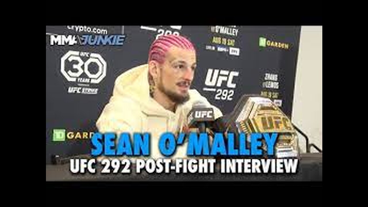 Sean O'Malley Octagon Interview | UFC 292