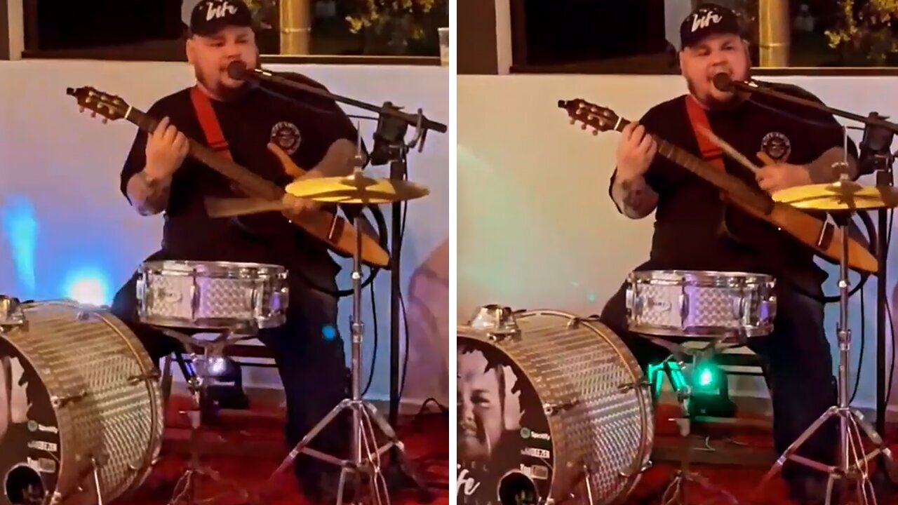 Talented One-man Band Puts On Incredible Performance