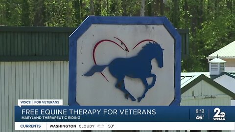 Maryland Therapeutic Riding offers free therapy for veterans