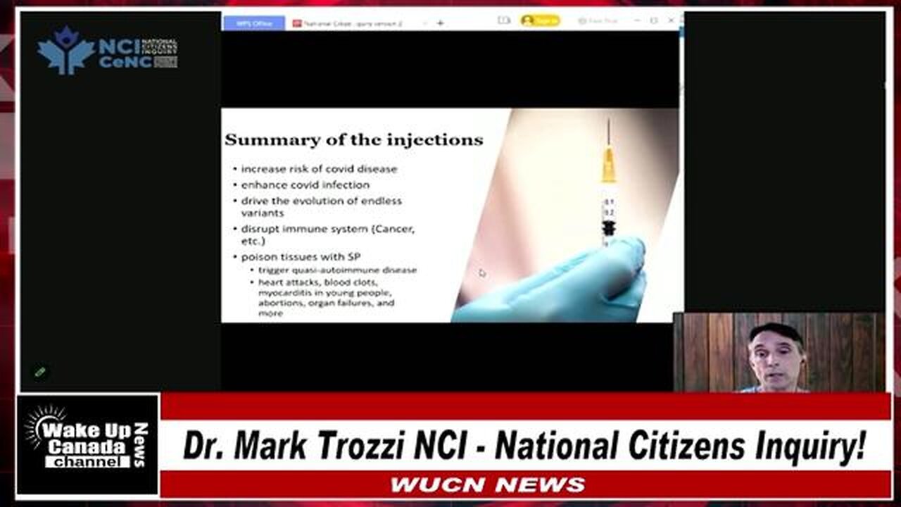 WUCN-Epi#209- Dr. Mark Trozzi NCI - National Citizens Inquiry - The Truth Is Out There!