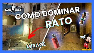 Como DOMINAR o RATO da MIRAGE | CSGO