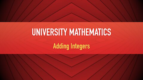 Adding Integers (Explained in spanish)