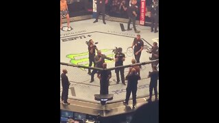 Paddy Pimblett vs Jordan Leavitt crowd reaction at UFC London