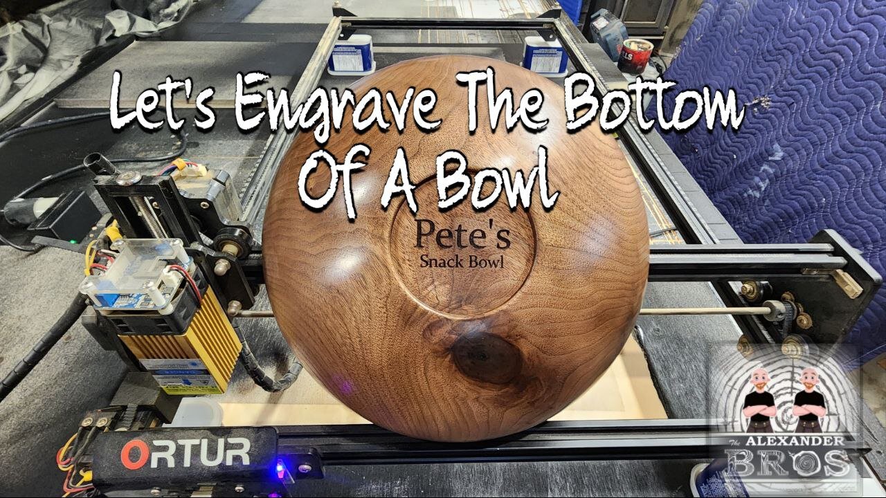 How To Engrave The Bottom Of A Wooden Bowl With A Diode Laser