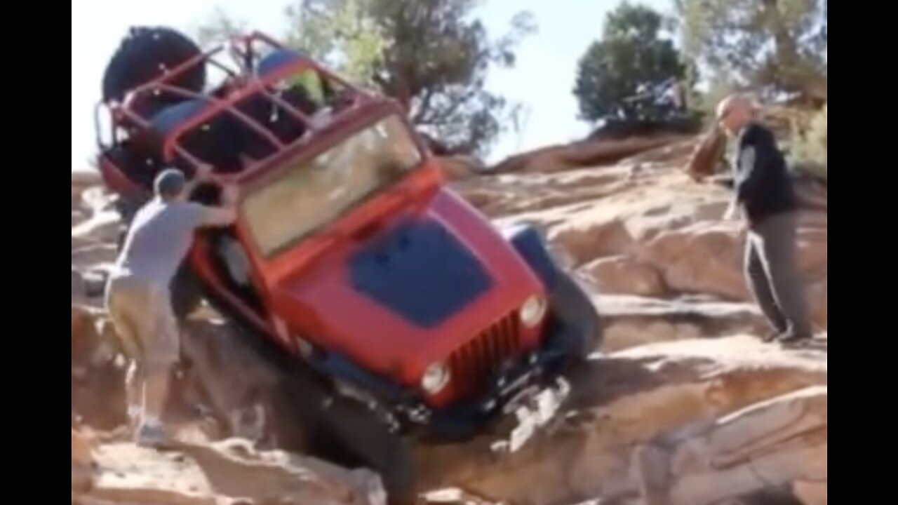 Off-roading beyond the limit, hahaha!