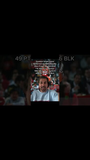 Greatest Playoff Performances (Non-NBA Finals Edition) Modern Era #shorts