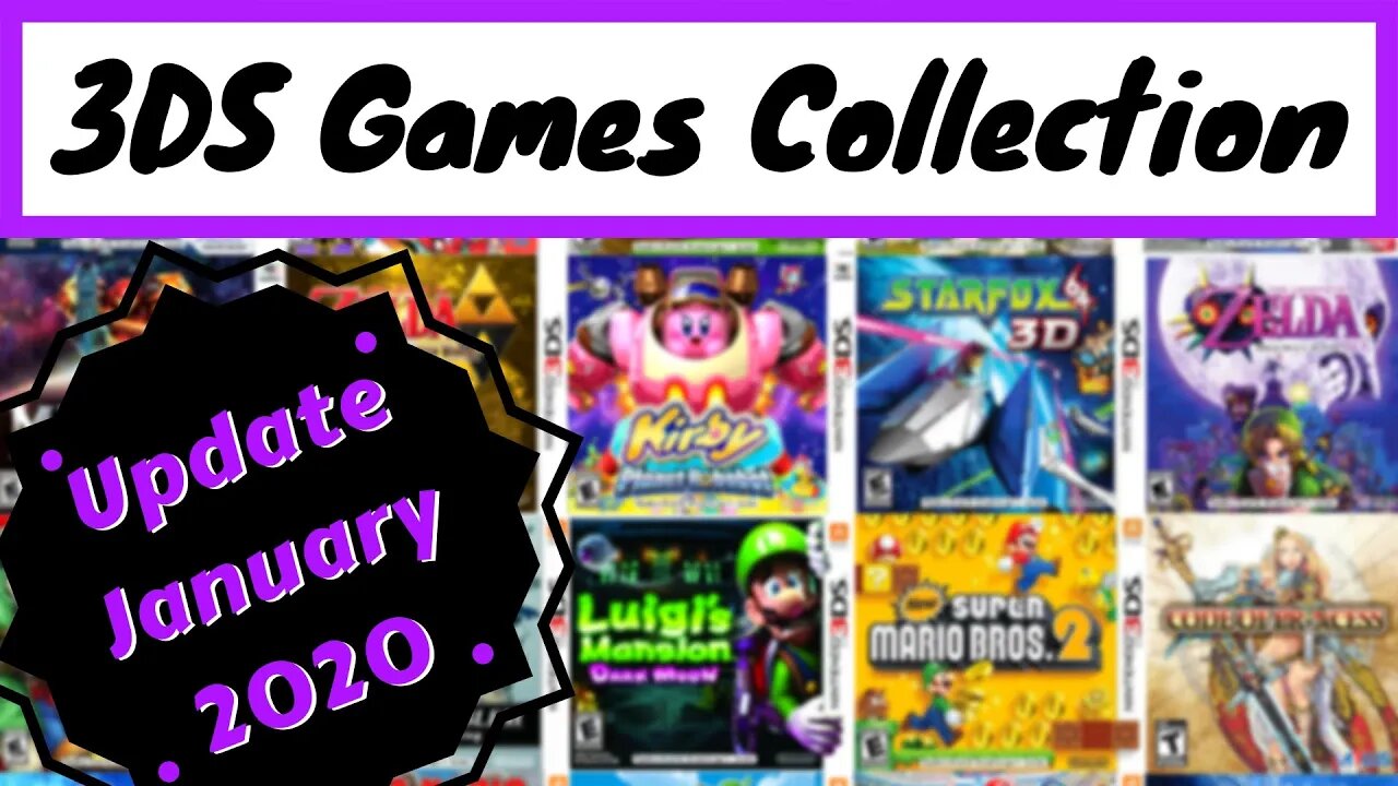 Nintendo 3DS Games Collection | Update January 2020