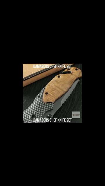 Damascus Chef Knife #shorts #damascus #knife