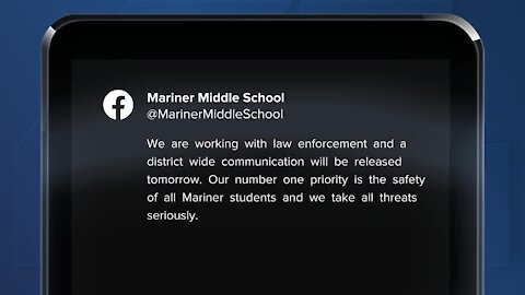 Threat of violence made at Mariner Middle School