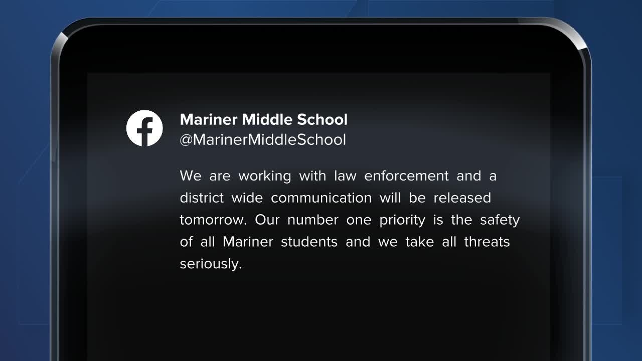 Threat of violence made at Mariner Middle School