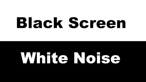 White Noise Black Screen • Study, Sleep, Focus • 5 Hours