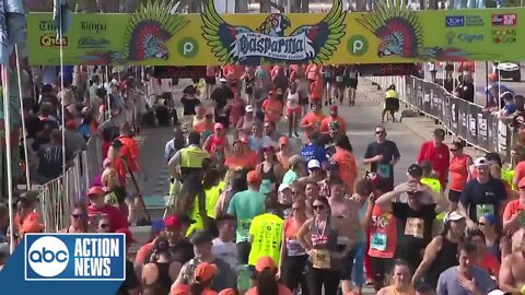 3:20 – 3:25 Saturday | Publix Gasparilla Distance Classic Finish Line