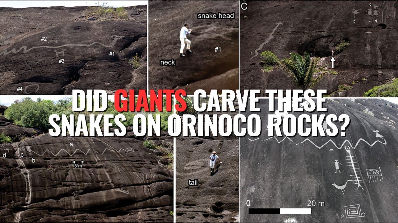 Did Giants Carve These Snakes on Orinoco Rocks?