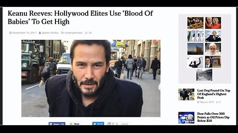 Keanu Reeves: Hollywood ELITES Use BLOOD Of BABIES To Get HIGH!