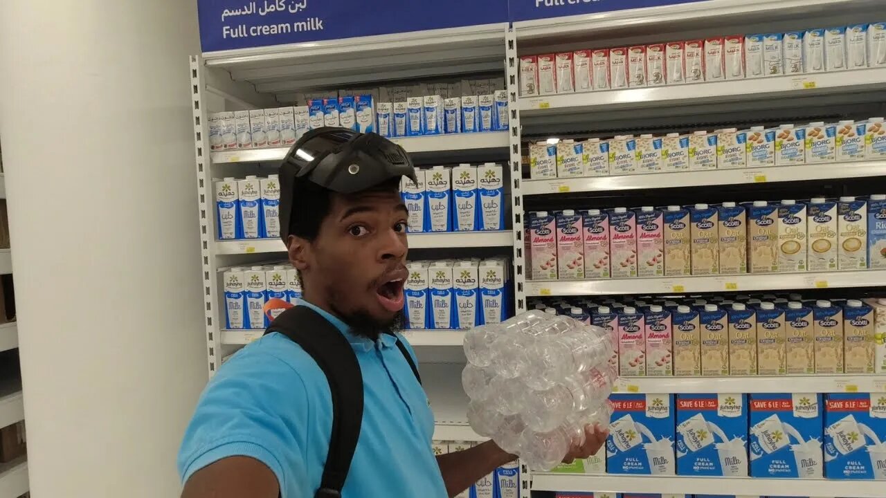 AFRICAN AMERICAN GOES GROCERY SHOPPING IN EGYPT