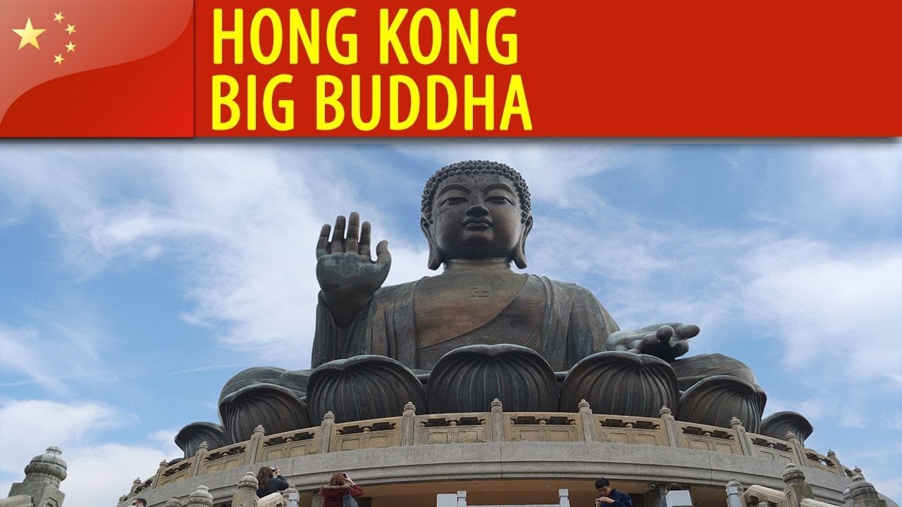 HONG KONG - Big Buddha and Po Lin Monastery at Lantau Island