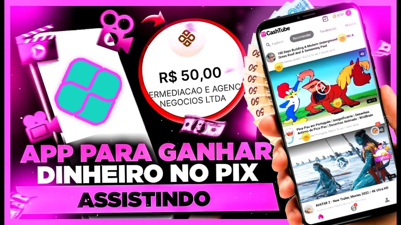 💰TOP APLICATIVO QUE PAGA DE VERDADE NO PIX PARA ASSISTIR VÍDEOS! Renda extra online pelo celular