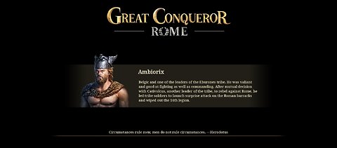 Great Conqueror Rome Chapter 10: Roman Republic Decisive Battle