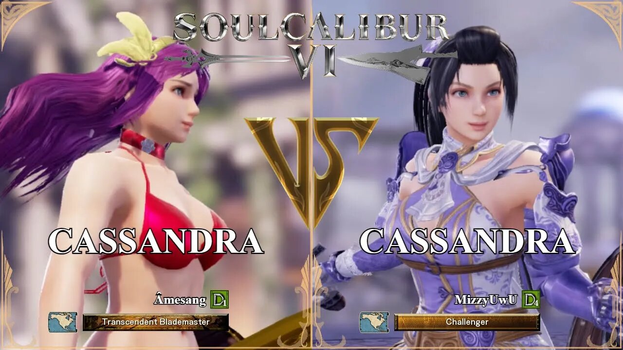 Cassandra (Âmesang) VS Cassandra (MizzyUwU) (SoulCalibur™ VI: Online)