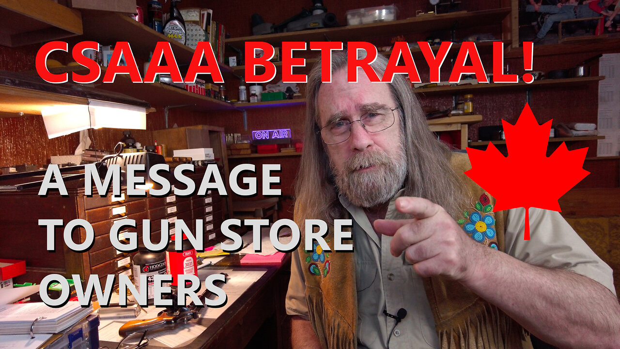 A Message to Canadian Gun Store Owners