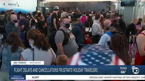 Thousands of flight delays and cancellations impact Fourth of July travel