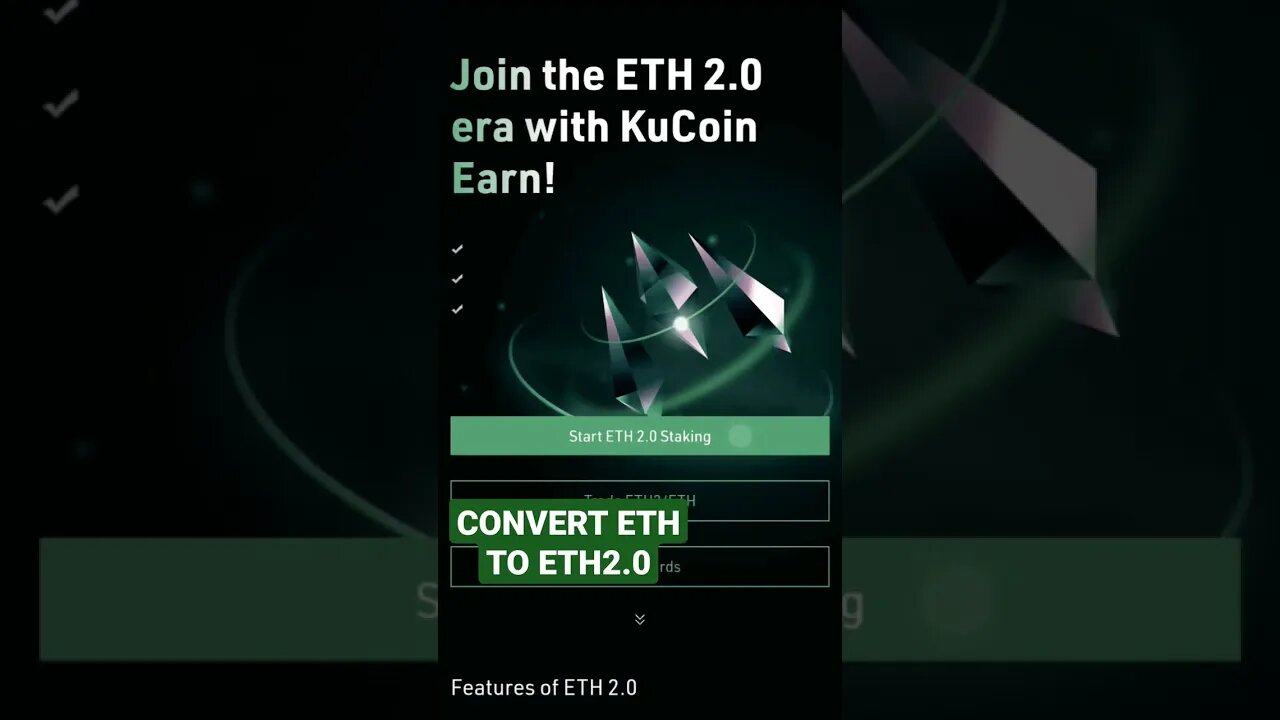 HOW TO CONVERT ETH TO ETH 2.0 AND STAKE IT IN KUCOIN #kucoin #ethereum #eth #staking #stakingrewards