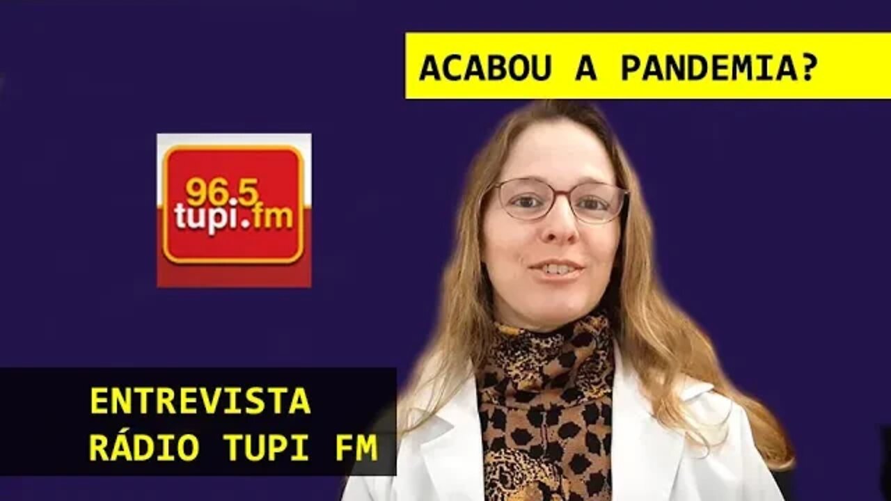 Entrevista à Rádio Tupi FM - 21/07/20 sobre final de casos de Coronavírus em hospital do RJ #67