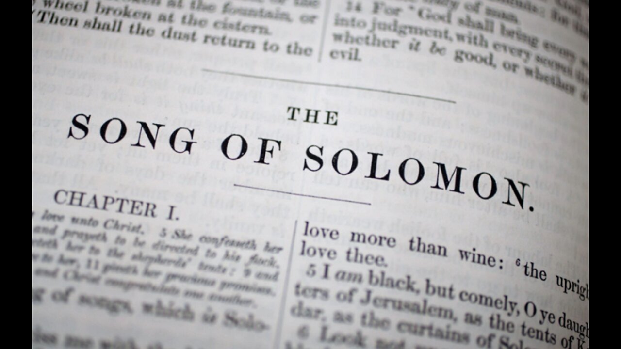 Song of Solomon - Love Story of Christ - Part Four