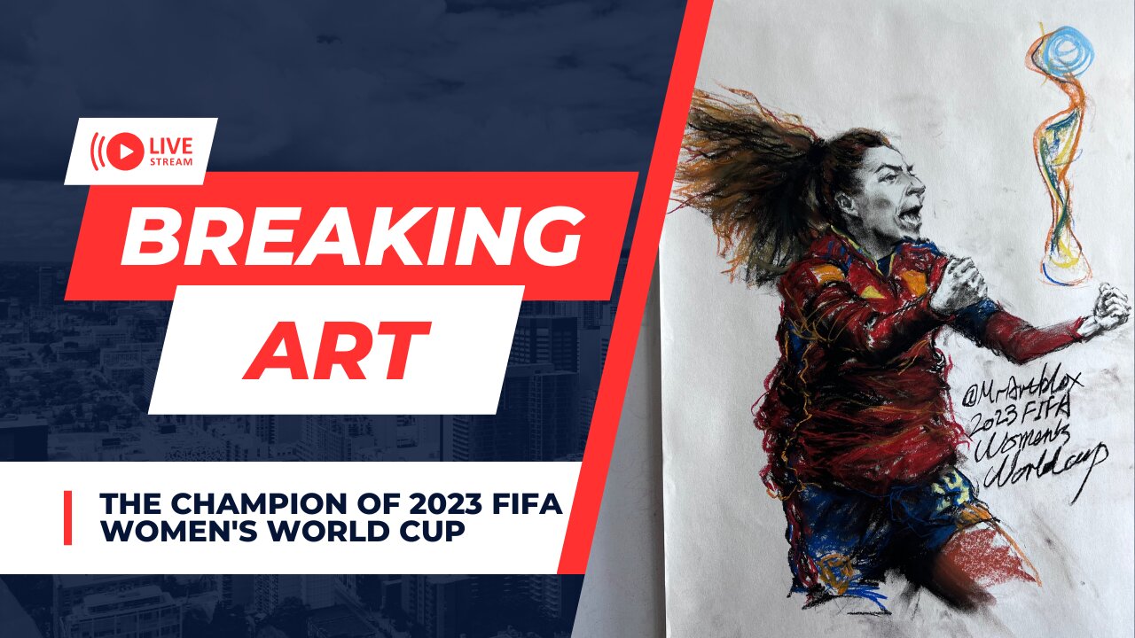 Breaking Art Drawing: The Champion of 2023 FIFA Women's World Cup