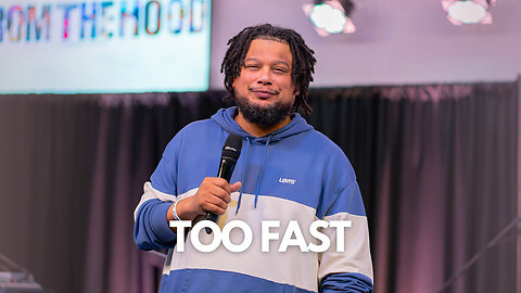 MDWK | Pastor Daniel RIos Jr. | Too Fast