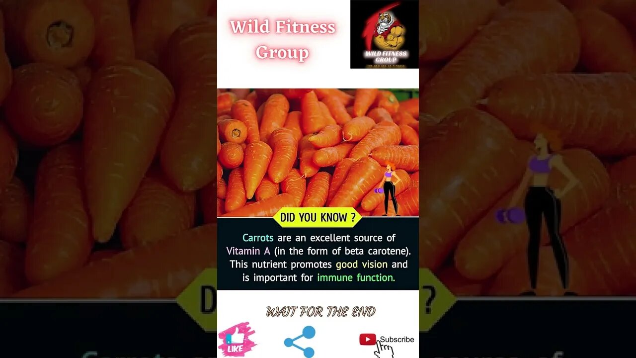 🔥Benefits of eating carrots🔥#shorts🔥#wildfitnessgroup🔥24 June 2022🔥