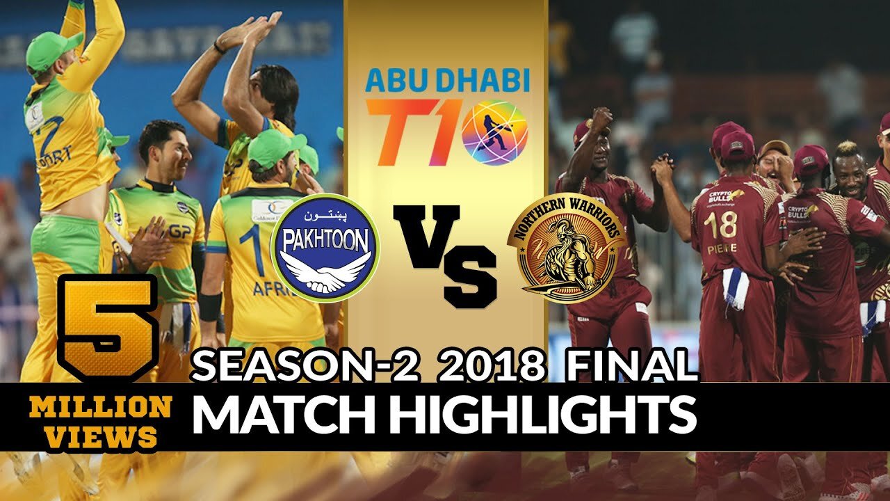 Final I T10 League Season 2 I Northern Warriors vs Pakhtoon