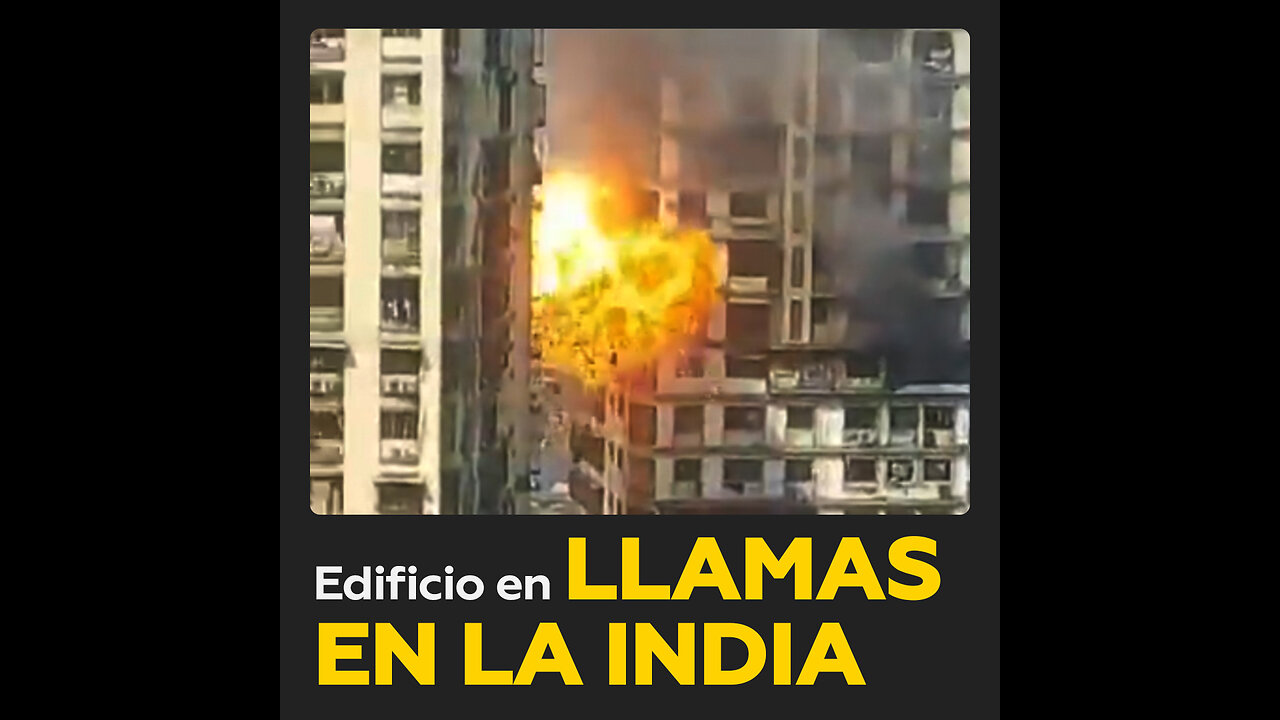 Varios heridos tras una explosión en un edificio en Mumbai, India